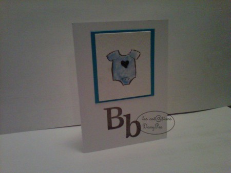 Mini-carte Bb garçon